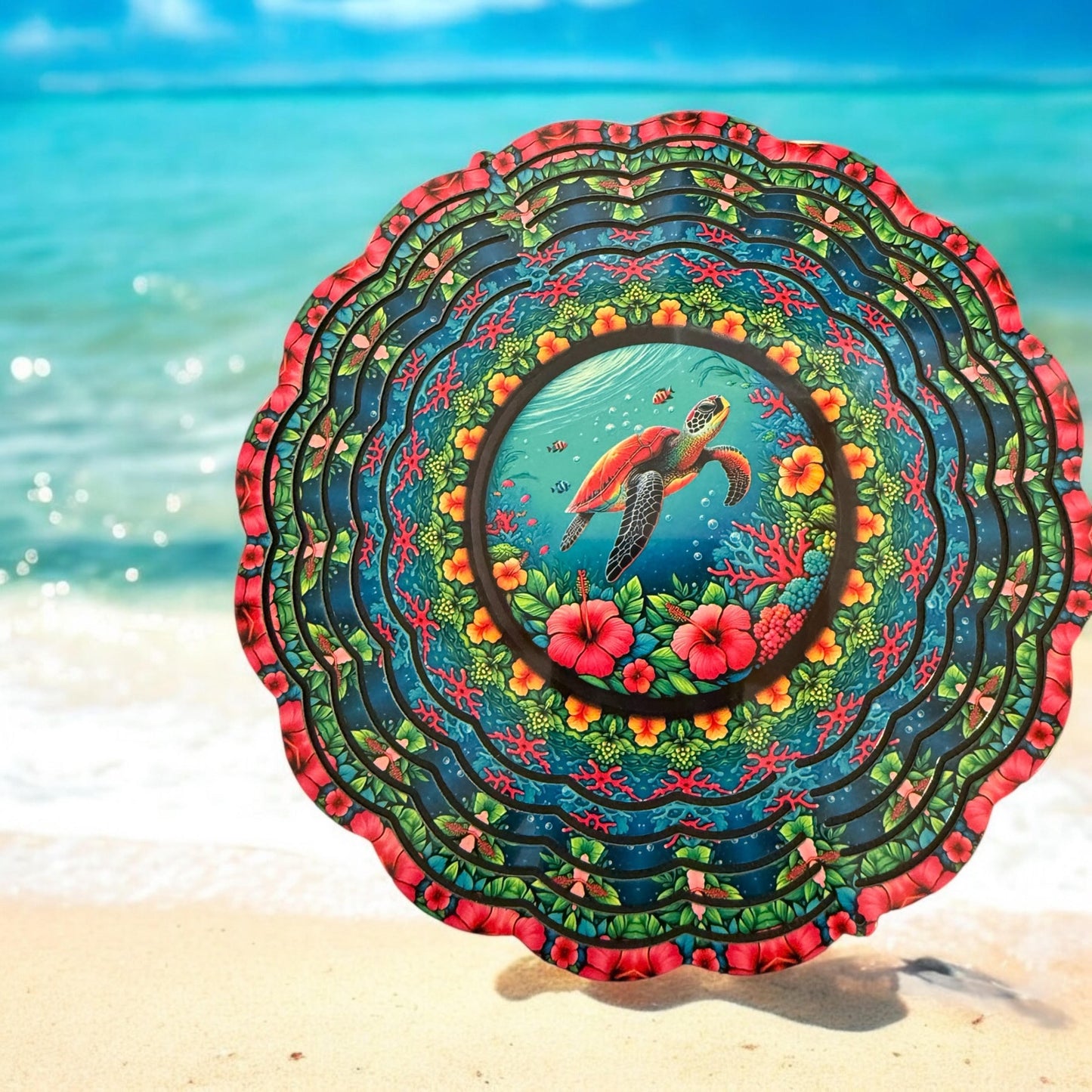 Sea Turtle Lovers Wind Spinner