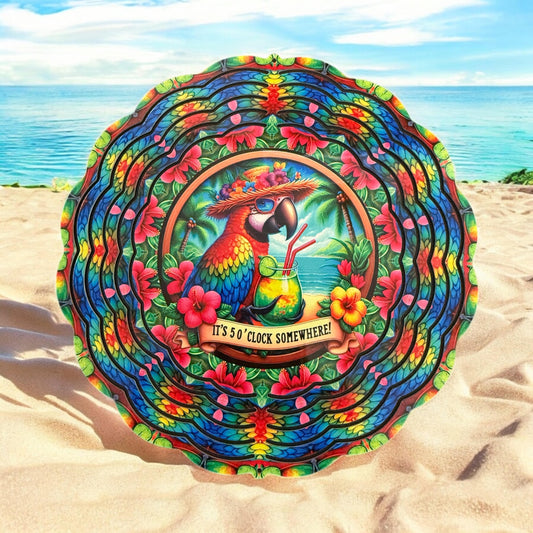 It's 5 O'clock Somewhere Wind Spinner