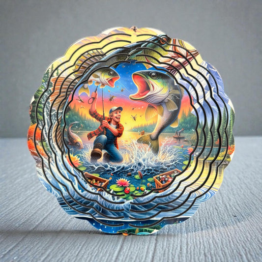 Fisherman Wind Spinner