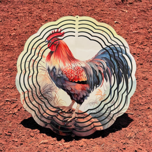 Rooster Wind Spinner